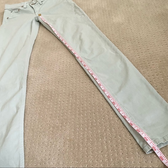 RAG & BONE Mint Green Low Rise Denim Leggings - Picture 8 of 9